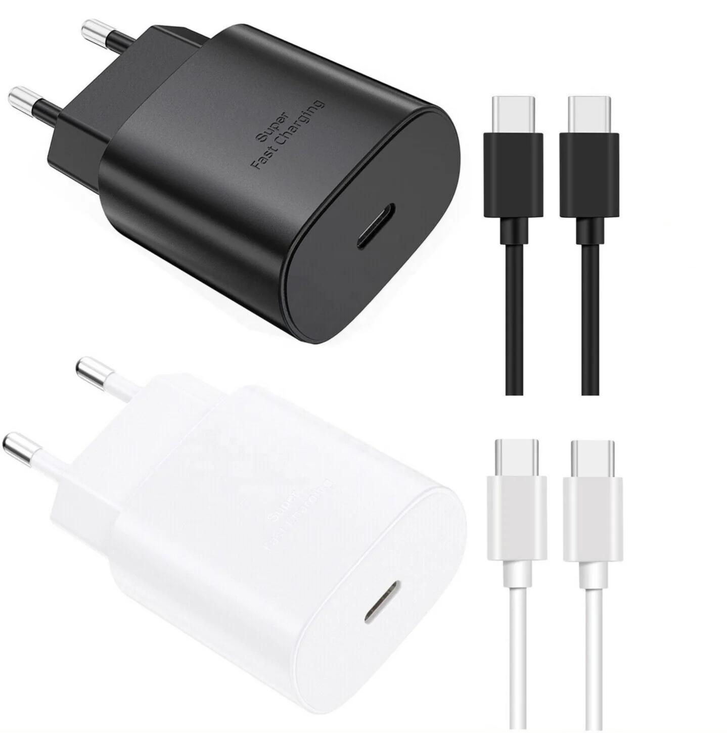 USB C fast Charger 25W PD Wall Power Adapter for Samsung Galaxy S20/S21/S21+/S21Ultra/S10, Black white
USB C fast Charger 25W PD Wall Power Adapter for Samsung Galaxy S20/S21/S21+/S21Ultra/S10, Black white
