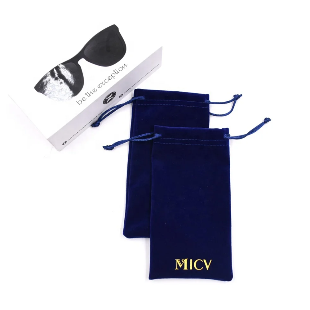 OEM Velvet Drawstring Gift Sunglass Pouch custom design optical pouch, Black or customized
OEM Velvet Drawstring Gift Sunglass Pouch custom design optical pouch, Black or customized