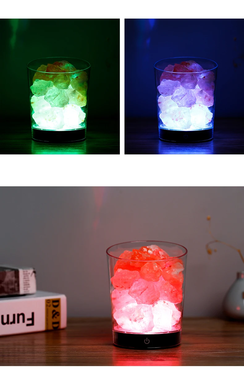 lamp portable usb charge best gift for girlfriend salt lamp