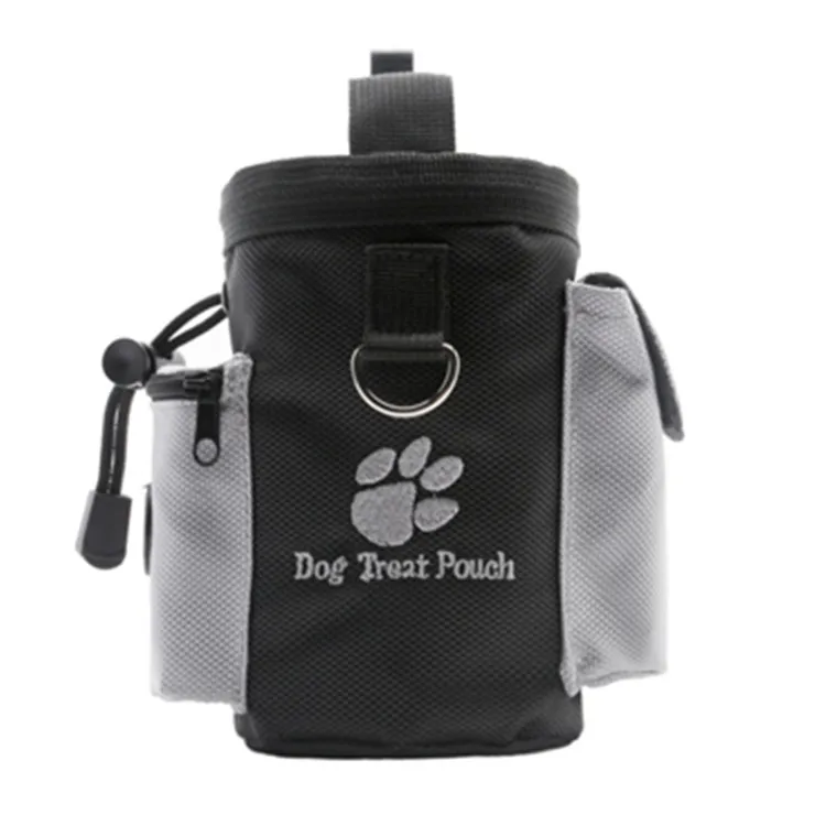 Wholesales High Quality Oxford Cloth Adjustable Training Dog Treat Pouch Bag with Eco-friendly Plastic Belt Clip, Black grey 
Wholesales High Quality Oxford Cloth Adjustable Training Dog Treat Pouch Bag with Eco-friendly Plastic Belt Clip, Black grey