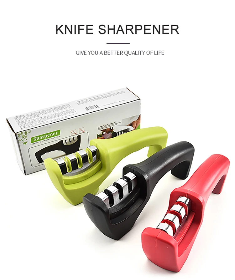 New Design Idea Hot Selling Products Eco-friendly High Quality Kitchen Knife Sharpener Professional Knife Sharpener Tool