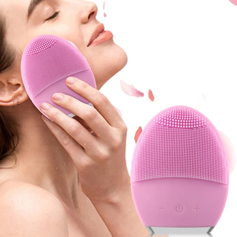 Skin Care Electric Silicone Facial Cleansing Brush Massager Waterproof Sonic Brush, Red, pink, blue
Skin Care Electric Silicone Facial Cleansing Brush Massager Waterproof Sonic Brush, Red, pink, blue