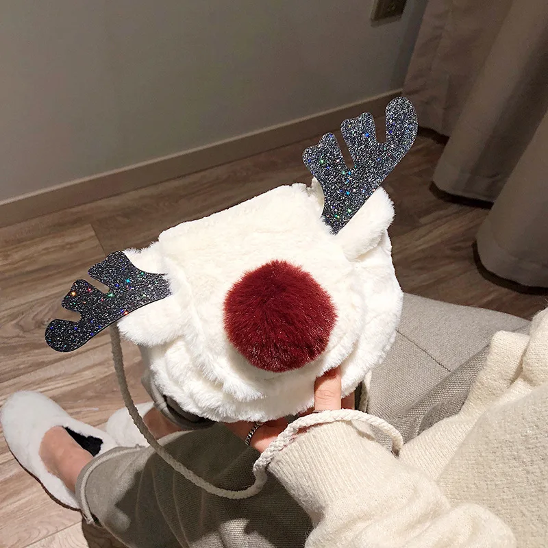 Autumn And Winter Women Plush Messenger Bag Christmas Lovely Elk Kids Gift Shoulder Bag
Autumn And Winter Women Plush Messenger Bag Christmas Lovely Elk Kids Gift Shoulder Bag