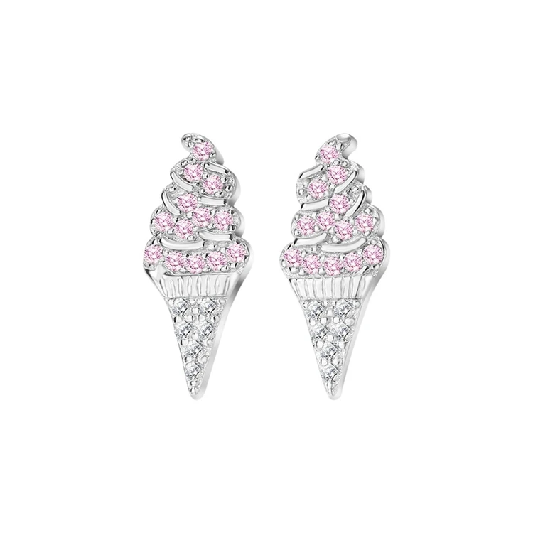 Factory wholesale earrings minimalist jewelry sterling silver icecream shape fashion sweet girl earrings
Factory wholesale earrings minimalist jewelry sterling silver icecream shape fashion sweet girl earrings