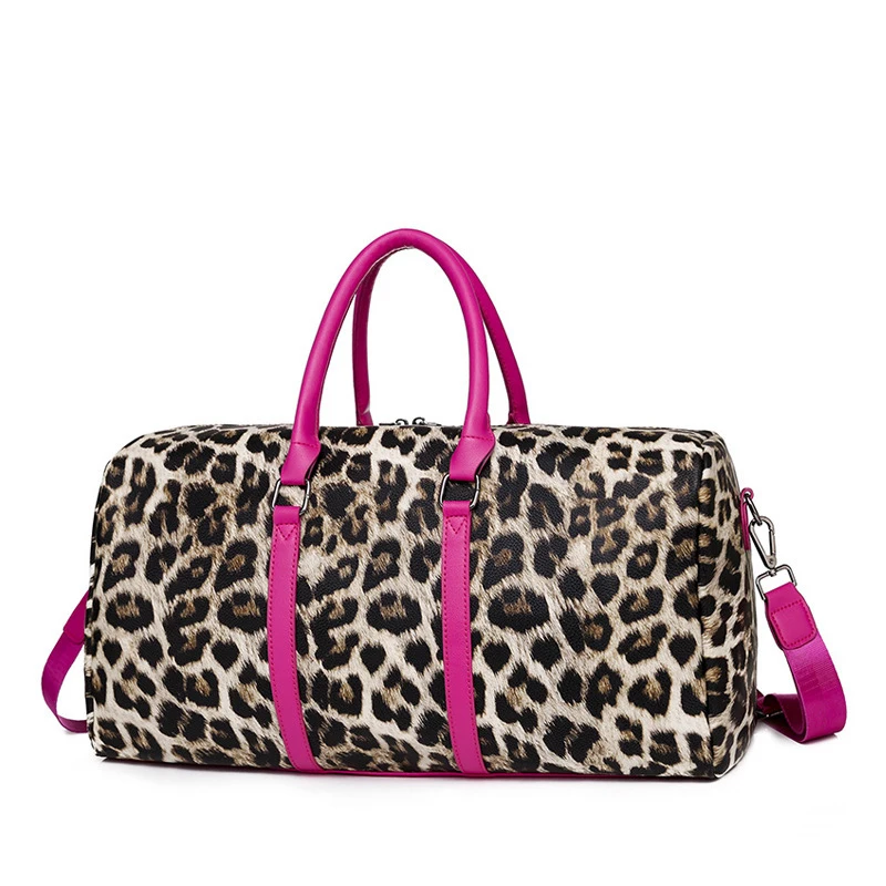 DB045 Newest Design Luxury Pu leather leopard women s travel bag pink tote shoulder gym duffle women hand bags 2021 for ladies
DB045 Newest Design Luxury Pu leather leopard women s travel bag pink tote shoulder gym duffle women hand bags 2021 for ladies
