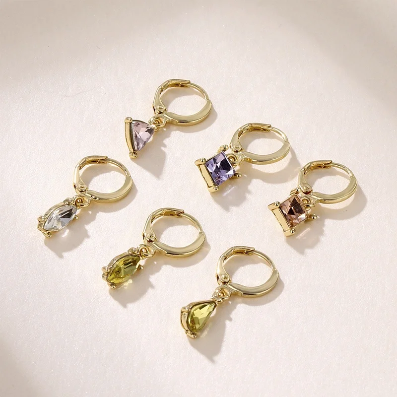 2021 Fashion Simplicity Classic Personality Color Crystal Water Droplets Ellipse Square Geometrical Alloy Hoop Pendant Earrings
2021 Fashion Simplicity Classic Personality Color Crystal Water Droplets Ellipse Square Geometrical Alloy Hoop Pendant Earrings