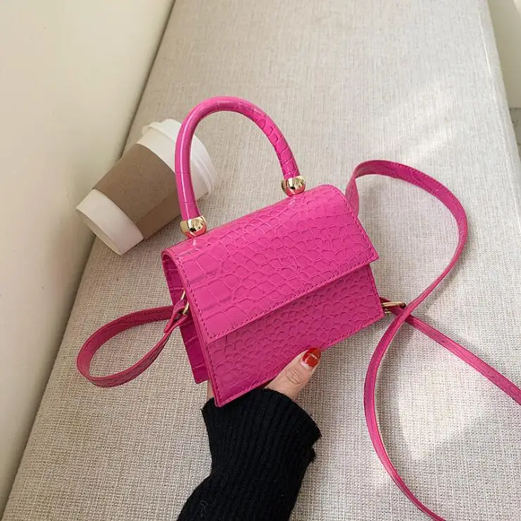 2021 Modern Multicolor Korean Fashion Mini Leather Bag Designers Fall Alligator Handbags Purses For Women, 4 color
2021 Modern Multicolor Korean Fashion Mini Leather Bag Designers Fall Alligator Handbags Purses For Women, 4 color