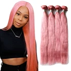 mexican remy virgin human hair extension, human hair pink weave bundles