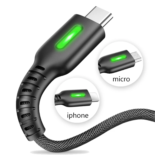 for apple phone micro usb led cable charger type c cable data charging android fast charge cellphone cable wholesale
for apple phone micro usb led cable charger type c cable data charging android fast charge cellphone cable wholesale