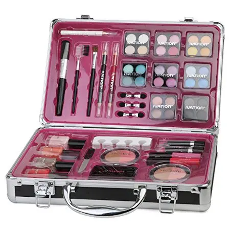 Professional Vanity Case Cosmetic Make Up Bingo Beauty Box Gift Set 57 Piece, Brown, silver, black, sliver / black / custom color accepted
Professional Vanity Case Cosmetic Make Up Bingo Beauty Box Gift Set 57 Piece, Brown, silver, black, sliver / black / custom color accepted