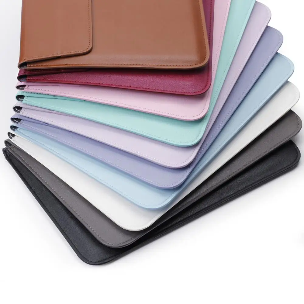 Handmade soft durable foldable customized PU leather black sleeve for mac pro case 13 15inch bag sleeve for men, 10 colors
Handmade soft durable foldable customized PU leather black sleeve for mac pro case 13 15inch bag sleeve for men, 10 colors