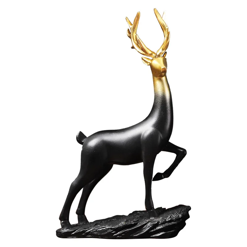 Nordic deer resin ornaments living room decoration animal ornaments deer crafts small ornaments
Nordic deer resin ornaments living room decoration animal ornaments deer crafts small ornaments