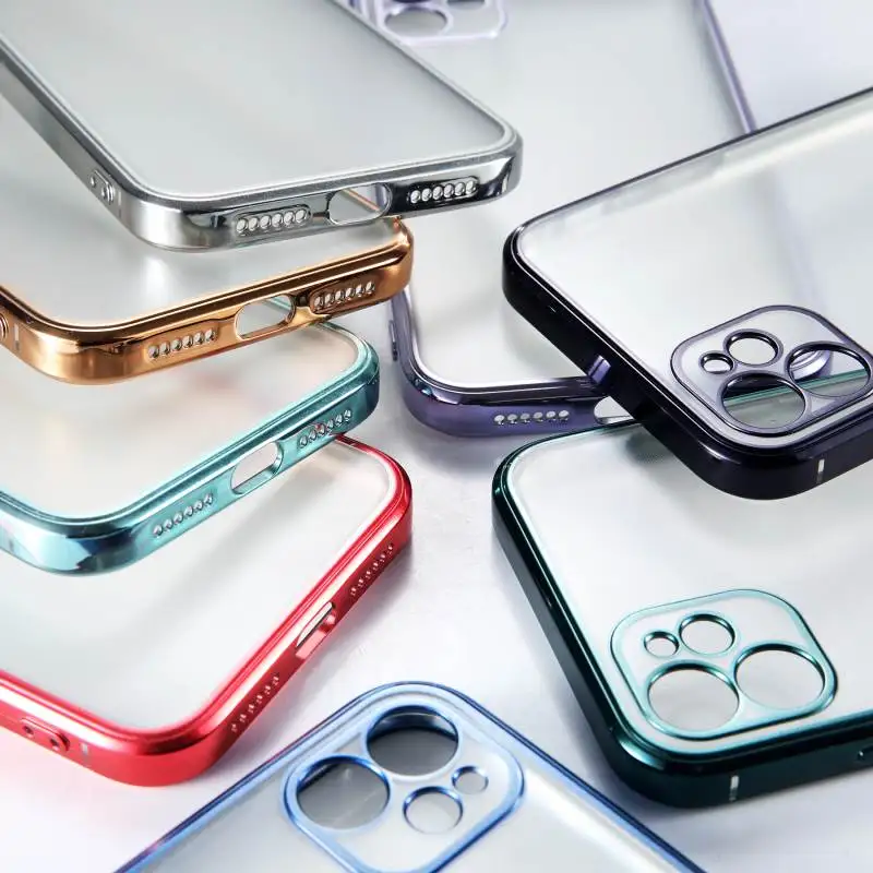 Hot Selling Phone Case For iPhone 12Pro 11 Pro X XS XR Max 8 7 6 13 Plus SE 2020 Plating Solid Color Border TPU Matte Back Cover
Hot Selling Phone Case For iPhone 12Pro 11 Pro X XS XR Max 8 7 6 13 Plus SE 2020 Plating Solid Color Border TPU Matte Back Cover