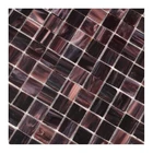 15X15MM purple color stained glass mosaic tile for swimming pool tile and wall decor