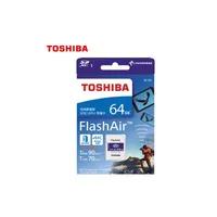 

TOSHIBA W-04 64GB FlashAir SD card U3 Read 90MB/s Write 70MB/s flashair sd card 64gb