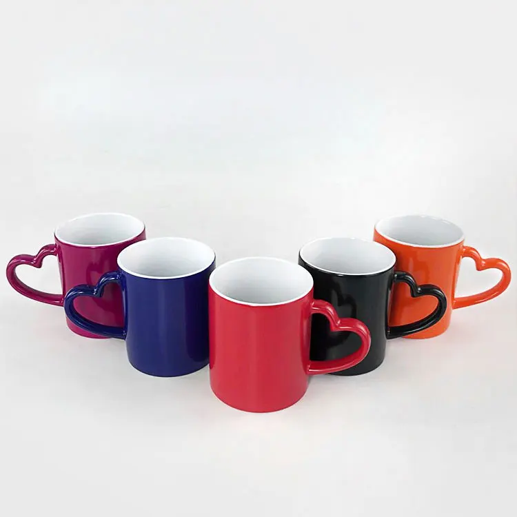 DIY Printing Glossy Color Changing Cup With Heart Handle, Black,orange,blue,red,purple
DIY Printing Glossy Color Changing Cup With Heart Handle, Black,orange,blue,red,purple