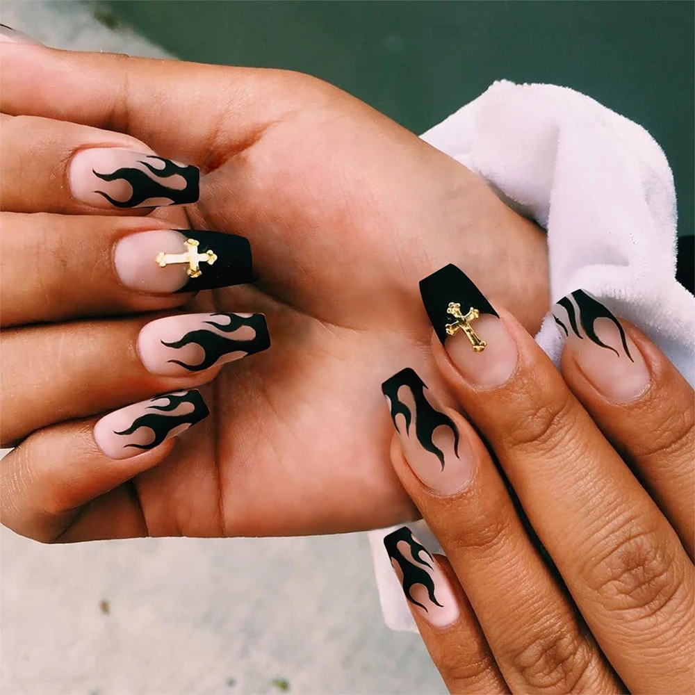 Hot Flame Design False Nails Whosale Press on Acrylic Nails Supplier Vendor Gel Nails kit Manufacturing for Women Girls
Hot Flame Design False Nails Whosale Press on Acrylic Nails Supplier Vendor Gel Nails kit Manufacturing for Women Girls