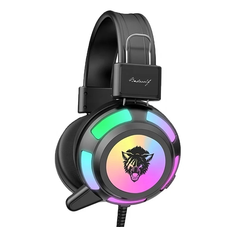Wired Gaming Headsets RGB Light With Microphone For Computer Stereo Headphone Handband Style Yoro V8, Black
Wired Gaming Headsets RGB Light With Microphone For Computer Stereo Headphone Handband Style Yoro V8, Black