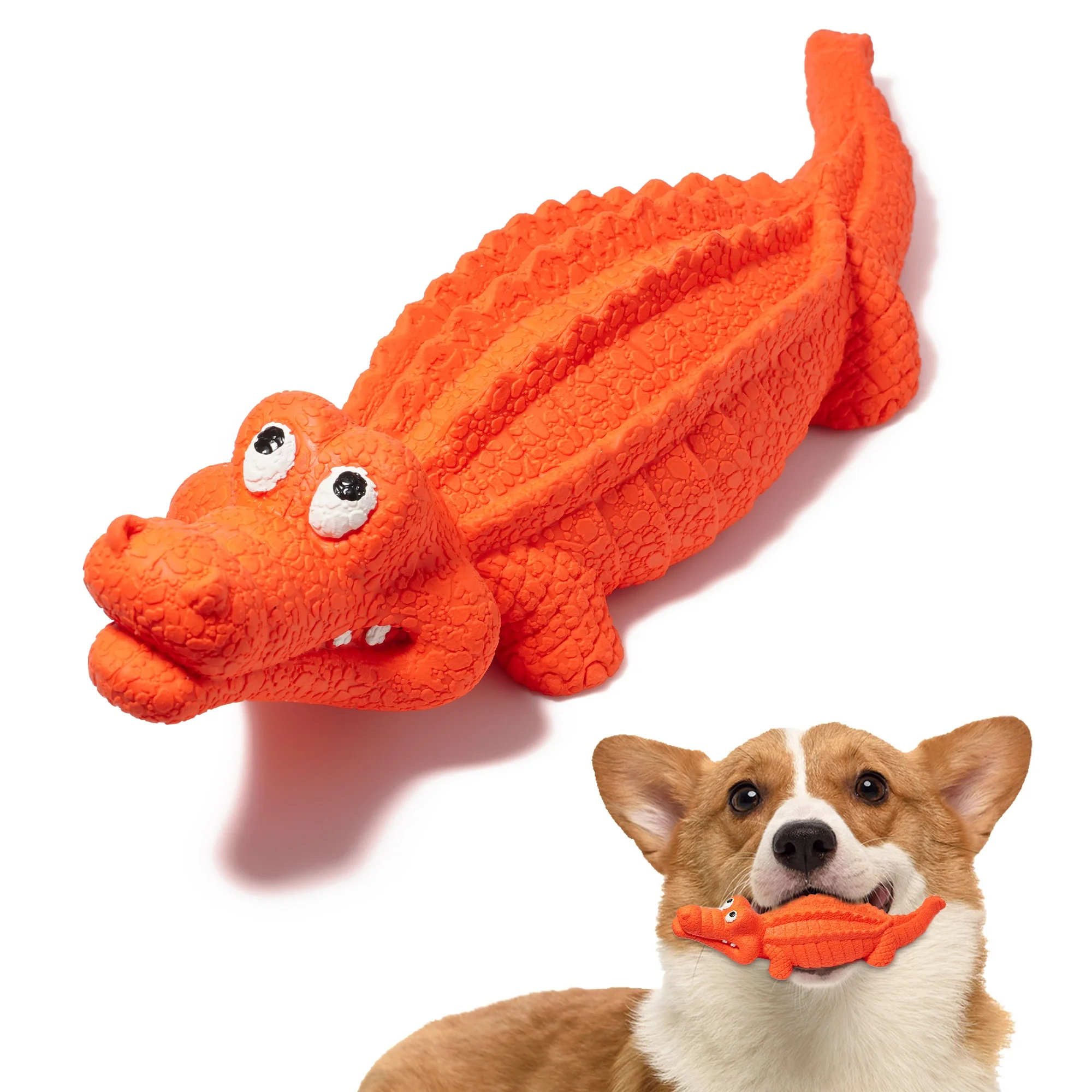 New Arrival Durable Food Grade Rubber Rotatable crocodile Indestructable Dog Toy Pet Chew Toy
New Arrival Durable Food Grade Rubber Rotatable crocodile Indestructable Dog Toy Pet Chew Toy