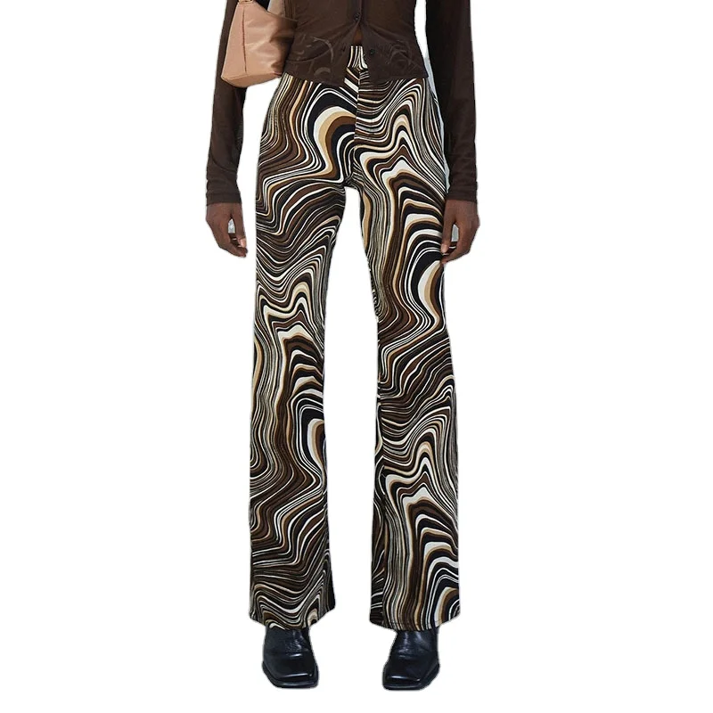 2021 Women Printed Trend Straight Pants Lady Office Streetwear High Waist Loose Casual Trousers
2021 Women Printed Trend Straight Pants Lady Office Streetwear High Waist Loose Casual Trousers