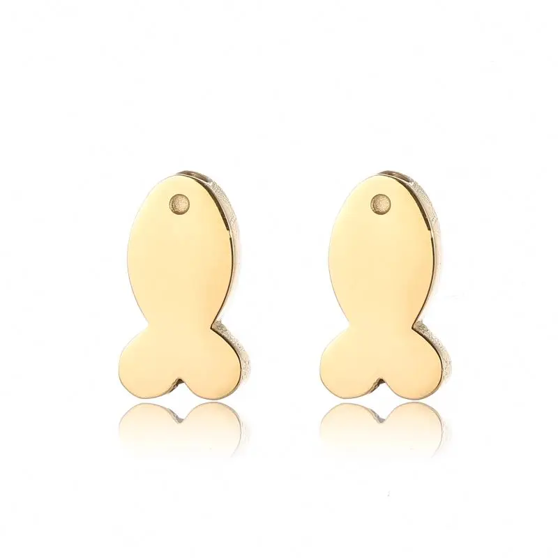 Gold-plated stainless steel fish earrings necklace accessories female fashion simple accessories
Gold-plated stainless steel fish earrings necklace accessories female fashion simple accessories