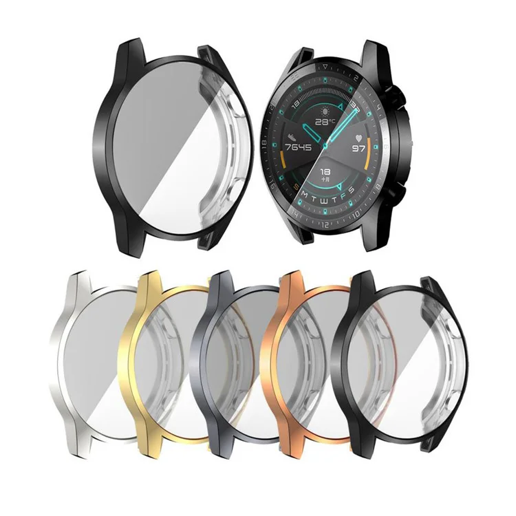 Soft Protect Full Cover for Huawei Watch GT2 46mm Case TPU Bumper for Watch GT 2 42mm Frame Accessorie
Soft Protect Full Cover for Huawei Watch GT2 46mm Case TPU Bumper for Watch GT 2 42mm Frame Accessorie