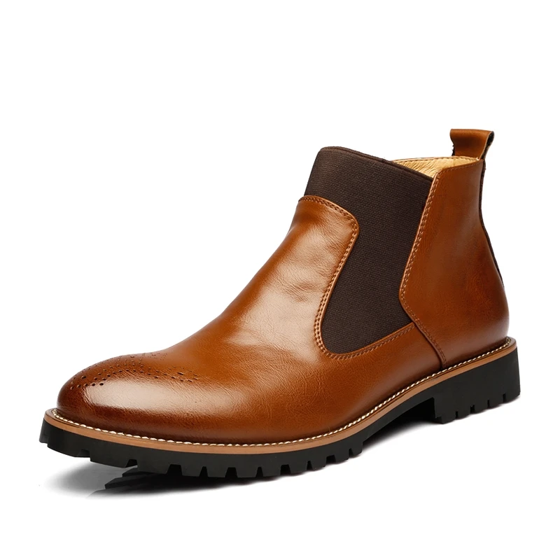 Autumn Winter Genuine Leather Ankle Chelsea Boots Men Shoes With Fur warm Vintage Classic Male Casual Motorcycle Boot for Men
Autumn Winter Genuine Leather Ankle Chelsea Boots Men Shoes With Fur warm Vintage Classic Male Casual Motorcycle Boot for Men