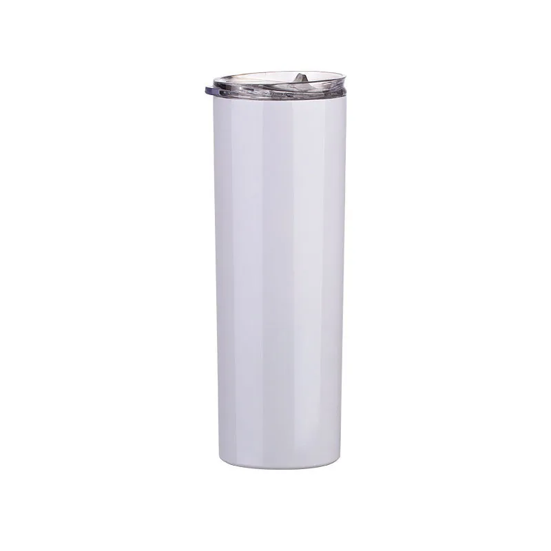 Hot Sell DIY 20oz Skinny White Straight Sublimation Blanks Stainless Steel Tumblers With Plastic Straws, Multiple colors
Hot Sell DIY 20oz Skinny White Straight Sublimation Blanks Stainless Steel Tumblers With Plastic Straws, Multiple colors