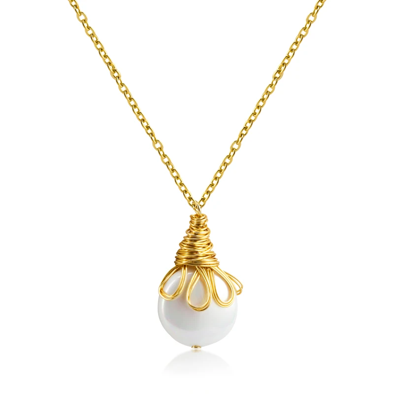 Fashionable Lamp Shape Stainless Steel Chain Pearl Pendants For Seaside Holidays, Gold/rose gold/ black/steel
Fashionable Lamp Shape Stainless Steel Chain Pearl Pendants For Seaside Holidays, Gold/rose gold/ black/steel