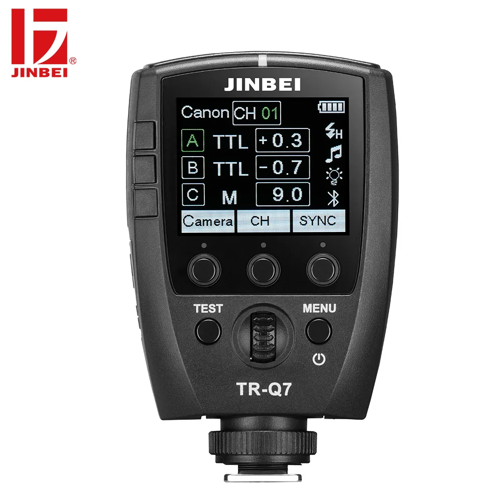 I 2020 NewJINBEI TR-Q7 TTL 2.4G High-Speed Sync Wireless Remote Flash Trigger Transmitter For Cameras Flash Light, Black
I 2020 NewJINBEI TR-Q7 TTL 2.4G High-Speed Sync Wireless Remote Flash Trigger Transmitter For Cameras Flash Light, Black