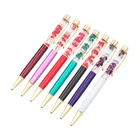 Promotional Novelty Flowers Fill Into The Pen High Quality Metal Ballpoint Pen Unique With Custom Logo