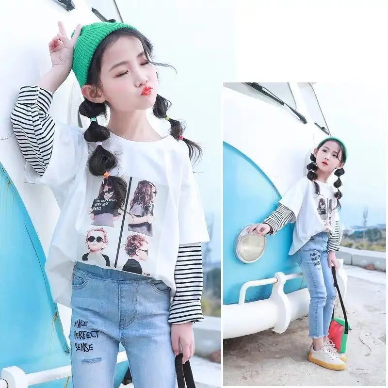 Fashion And Comfortable Girls Clothing Designs Kids Beautiful Model T-shirts Colorful Children Clothes coat
Fashion And Comfortable Girls Clothing Designs Kids Beautiful Model T-shirts Colorful Children Clothes coat