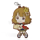 2D soft PVC Custom cute girl keychain for promotion gifts
