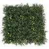 PE+UV High Quality 50*50 Inch Artificial Boxwood Hedge Panel Decorative Plants Artificial Green Wall Garden
