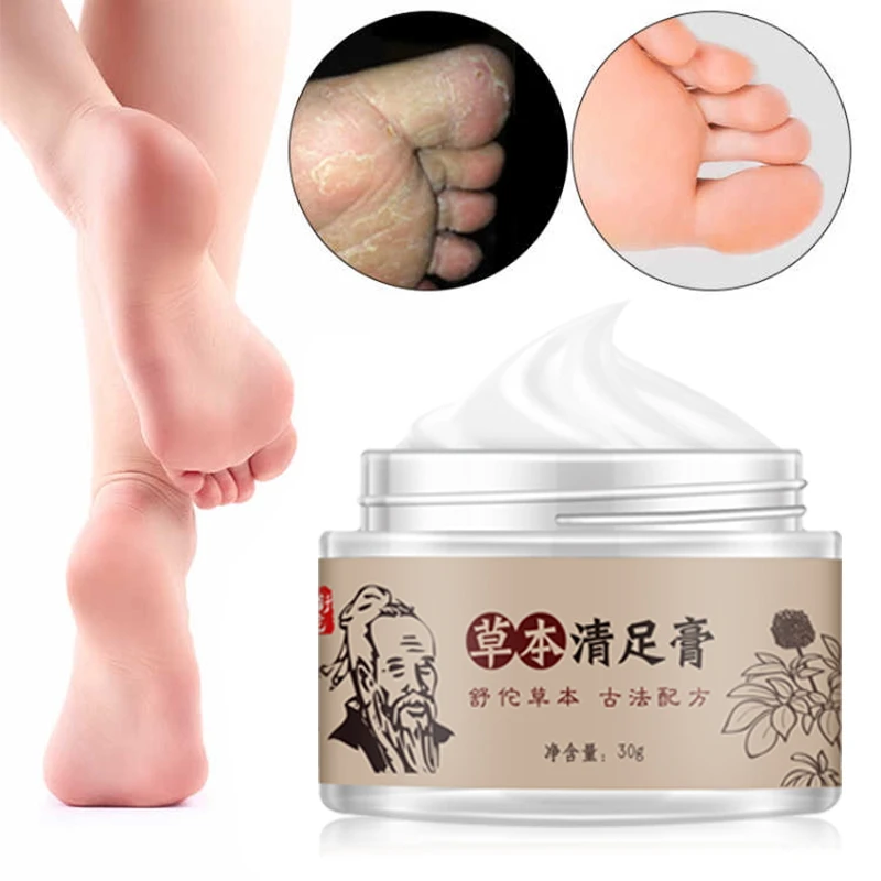 

30g Herbal Hand Foot Cream Anti-Drying Crack Foot Cream Heel Cracked Repair Cream Removal Dead Skin Hand Feet Care