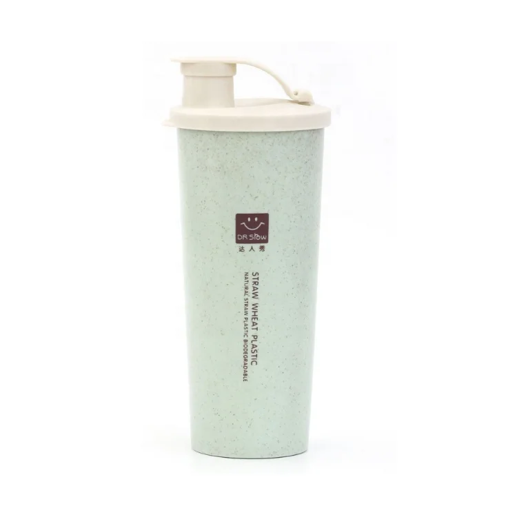 Eco Friendly Single Wall Wheat Straw Portable Biodegradable Water Bottle With Mouth Cup, Customized colors acceptable
Eco Friendly Single Wall Wheat Straw Portable Biodegradable Water Bottle With Mouth Cup, Customized colors acceptable