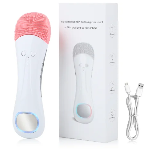 Colorful Light Face Massager Rechargeable Silicone Vibration Face Care Device Face Massager
Colorful Light Face Massager Rechargeable Silicone Vibration Face Care Device Face Massager