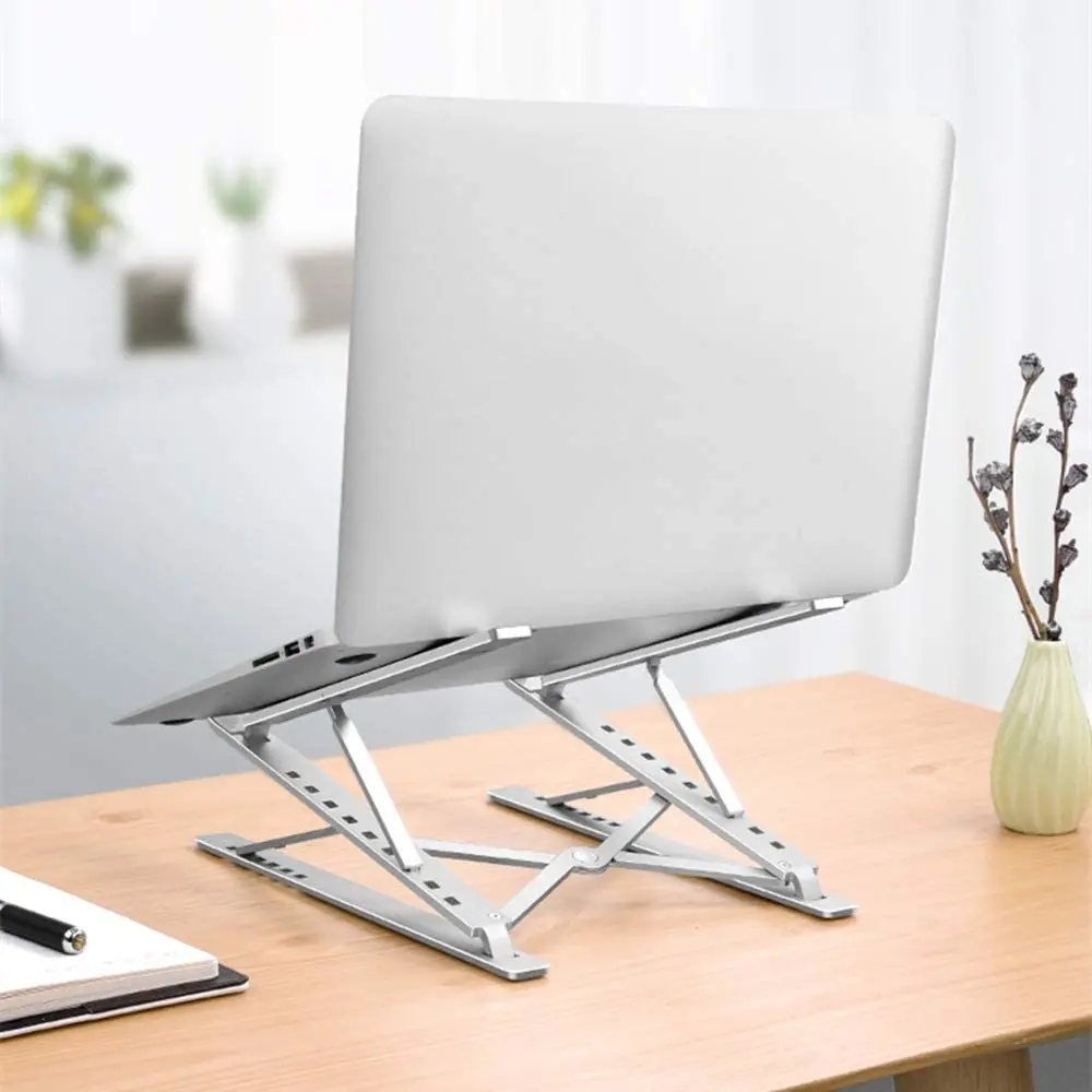 Aluminum Alloy Double Layer Angle Adjustable Foldable Laptop Stand Height Changeable Tablet Holder Portable Support for Mac Book 
Aluminum Alloy Double Layer Angle Adjustable Foldable Laptop Stand Height Changeable Tablet Holder Portable Support for Mac Book