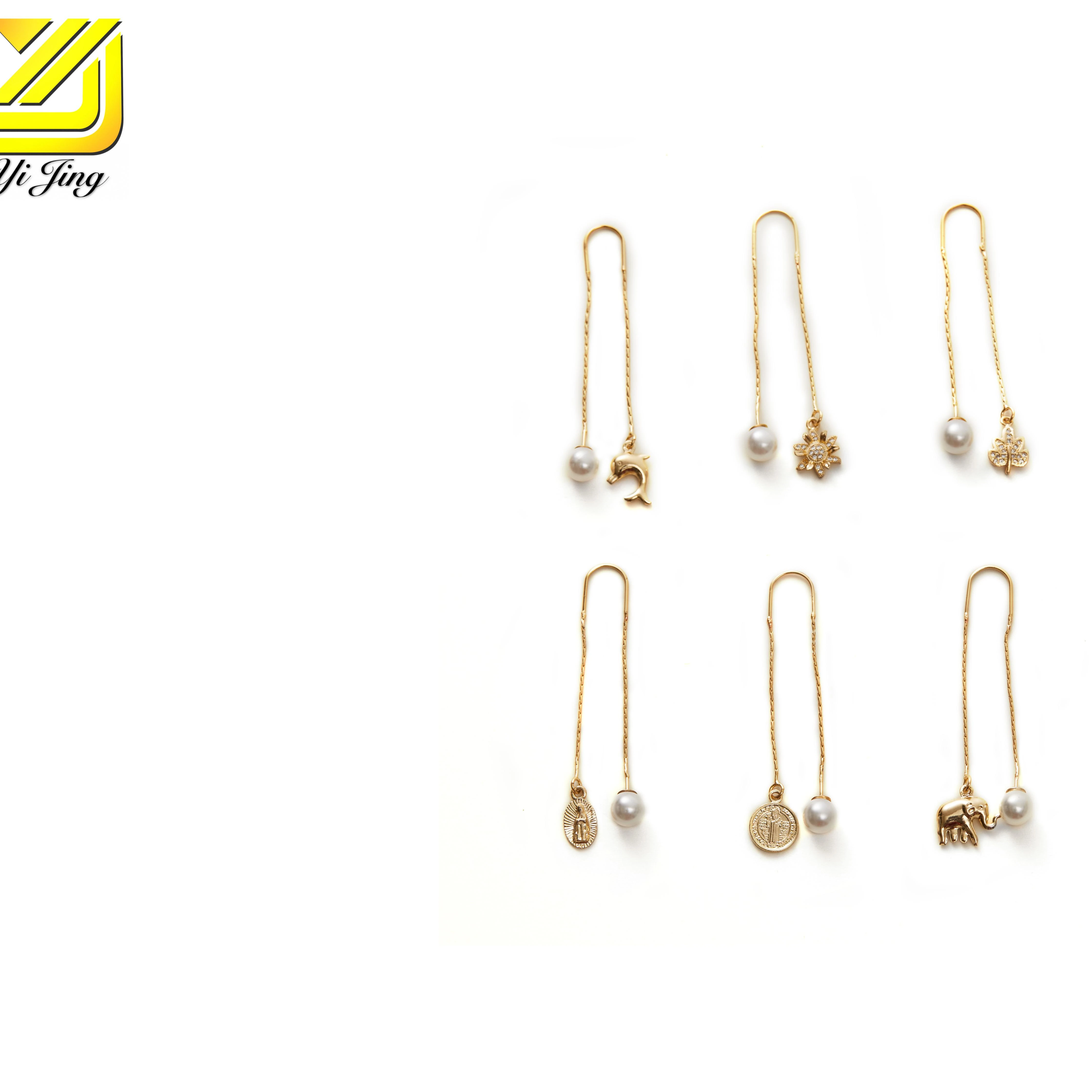 Fashion popular manufacturers selling wholesale jewelry and double line pearl earrings, 18k golden plated
Fashion popular manufacturers selling wholesale jewelry and double line pearl earrings, 18k golden plated