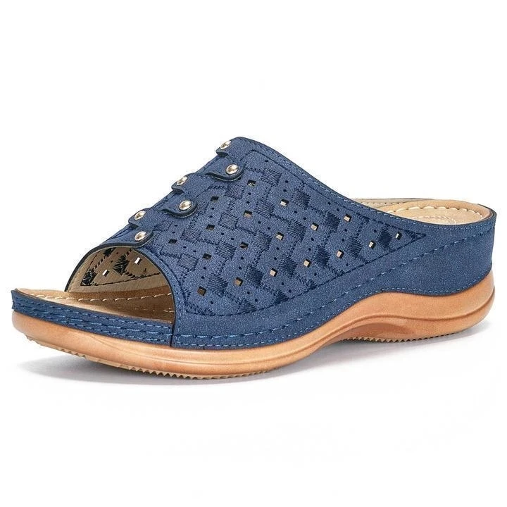 2021 New summer casual comfort women PU wedge heel slides sandals shoes for womens lady slippers, As picture
2021 New summer casual comfort women PU wedge heel slides sandals shoes for womens lady slippers, As picture