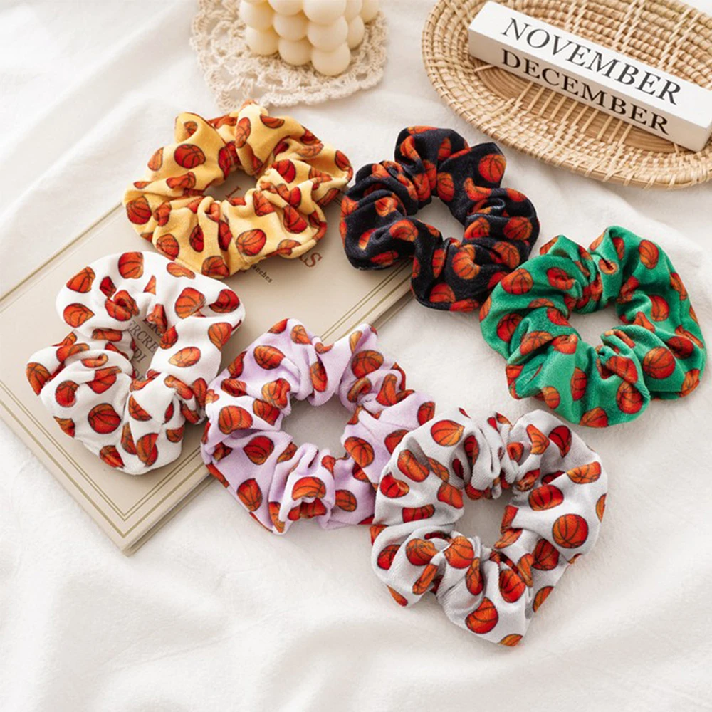 Classical Basket Ball Printed Velvet Elastic Women Scrunchies Festival Waist Hair Bands For Girl DIY Hair Accessories, 6 colors
Classical Basket Ball Printed Velvet Elastic Women Scrunchies Festival Waist Hair Bands For Girl DIY Hair Accessories, 6 colors