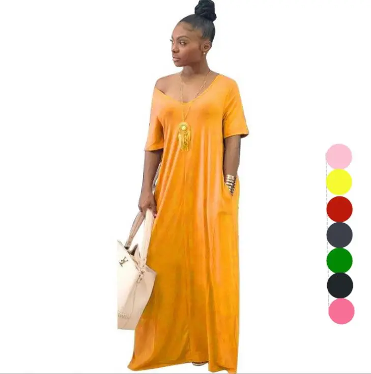 2021 Cross-border Plus Size Women Clothing Special For New European And American Women's Solid Color Loose Shoulder Short Sleeve, Picture
2021 Cross-border Plus Size Women Clothing Special For New European And American Women's Solid Color Loose Shoulder Short Sleeve, Picture
