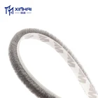 Slide door aluminium accessories 3m adhesive strips door bottom seals