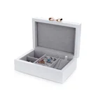High-end wooden Lid and Base Jewelry Box