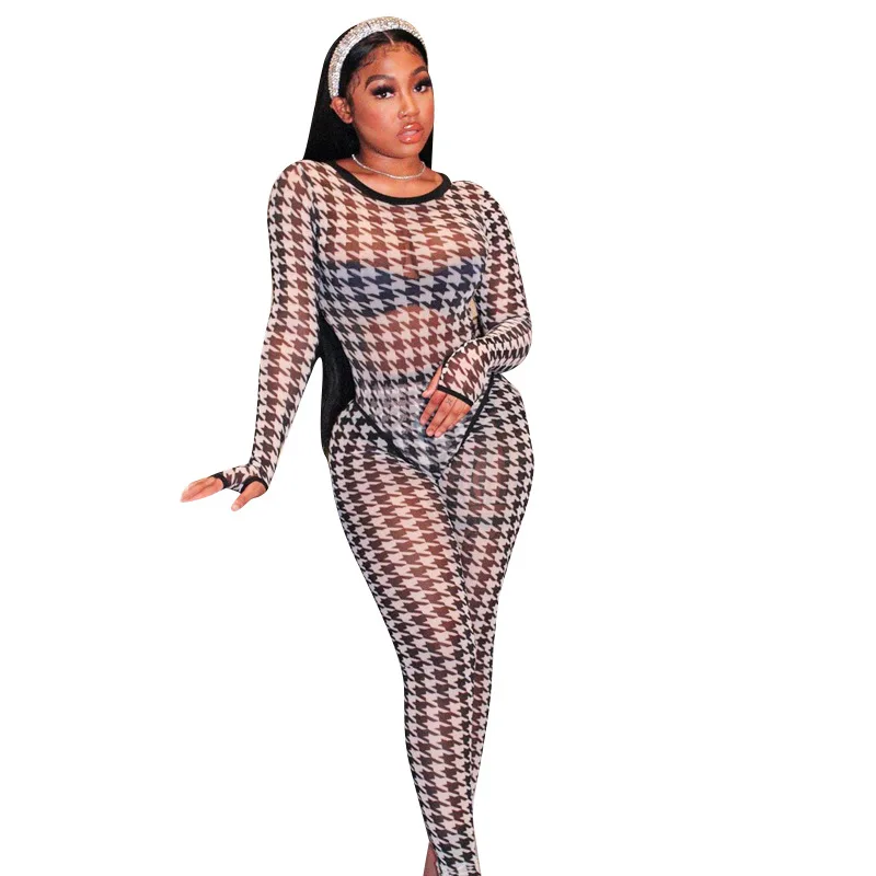 Hot Sale Plus Size Sheer Bodysuit High Waist One Piece Popular Rompers Mesh Slim Women Jumpsuits
Hot Sale Plus Size Sheer Bodysuit High Waist One Piece Popular Rompers Mesh Slim Women Jumpsuits