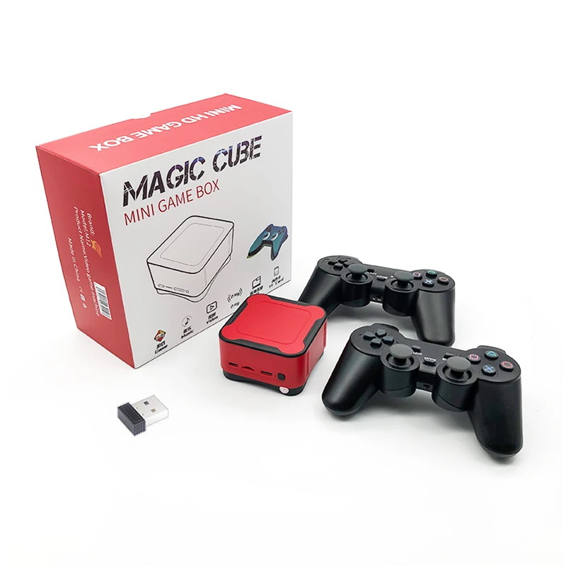 Magic Cube Mini Arcade HD 2.4G Wireless 128BIT video Game Console TV&monitor games player
Magic Cube Mini Arcade HD 2.4G Wireless 128BIT video Game Console TV&monitor games player