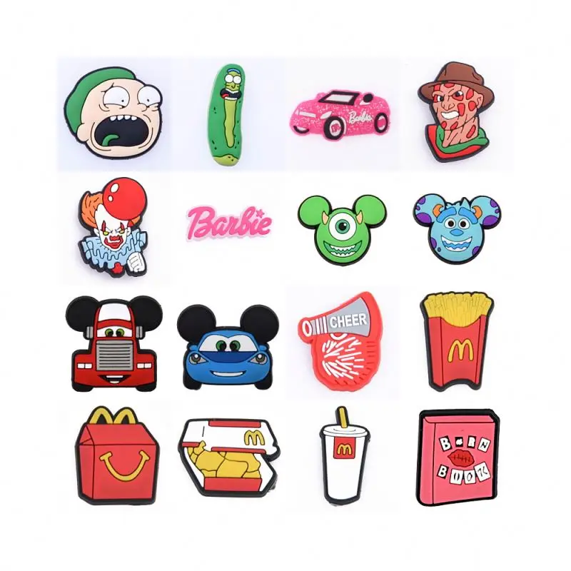 Custom Logo Clog Character Flower 3D Anime Custom Decoration Accessories Halloween PVC Designer Clog Shoes Charms, Pantone color is available
Custom Logo Clog Character Flower 3D Anime Custom Decoration Accessories Halloween PVC Designer Clog Shoes Charms, Pantone color is available