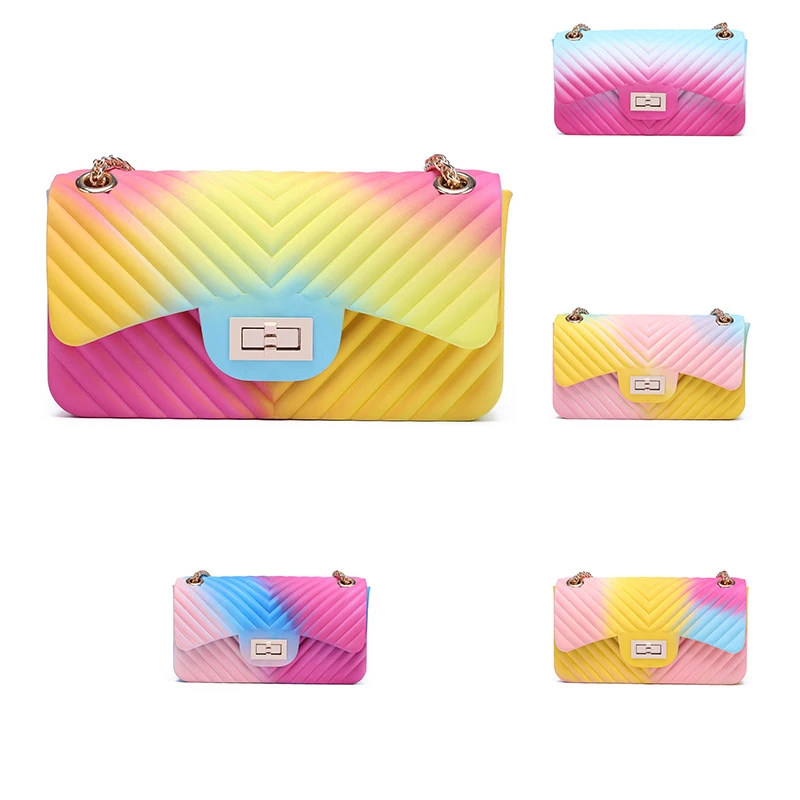 2020 New woman color frosted matte rhombic jelly chain ladies shoulder messenger bag wholesale size in stock
2020 New woman color frosted matte rhombic jelly chain ladies shoulder messenger bag wholesale size in stock