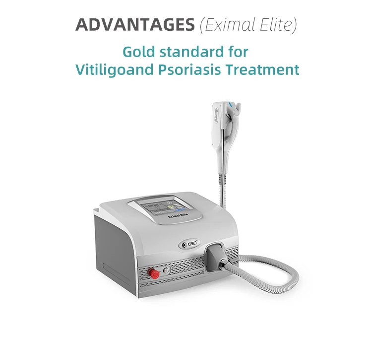 2019 gsd ablasi laser 308nm psoriasis vitiligo laser uv-lampu