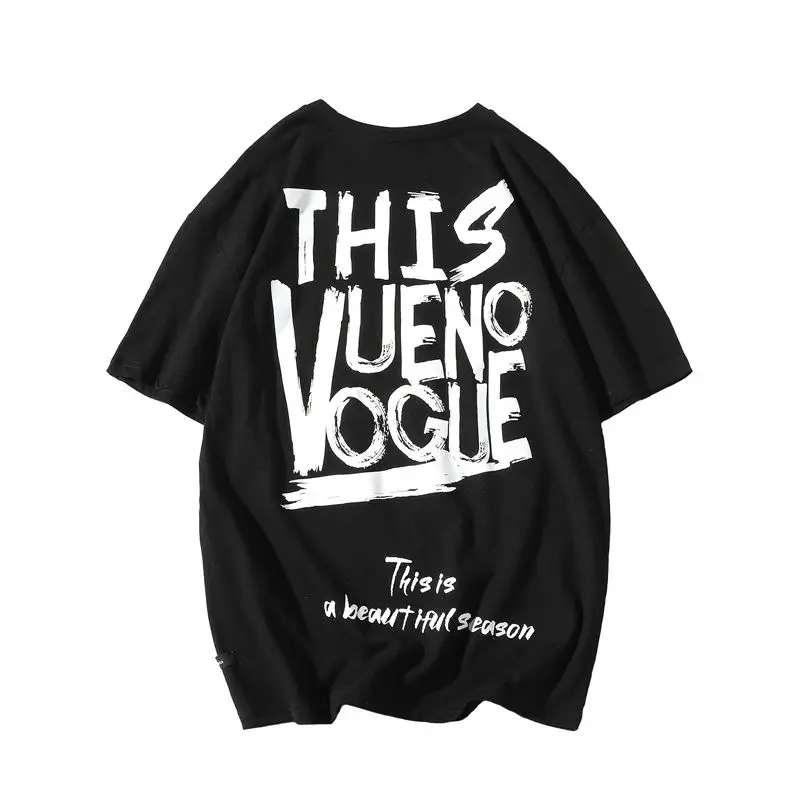 2020 New Summer Customized Top Loose Hip-Hop Street Letter Printing Short-Sleeved T-shirt Women and Men
2020 New Summer Customized Top Loose Hip-Hop Street Letter Printing Short-Sleeved T-shirt Women and Men